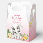 Elephant Safari Baby shower Bedankdoosjes (Geopend)