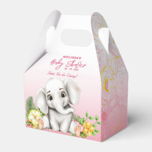 Elephant Safari Baby shower Bedankdoosjes