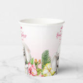 Elephant Safari Baby shower Papieren Bekers (Rechts)