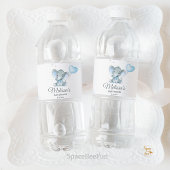 Elephant Safari Baby shower Waterfles Etiket