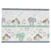 Elephant Safari Green | BABY SHOWER Groot Cadeauzakje (Achterkant)
