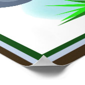 Elephant safari Nursery wall decor Poster (Hoek)