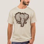 Elephant Safari T-shirt (Voorkant)