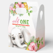 Elephant Safari Verjaardag Favoriete Boxen Bedankdoosjes (Geopend)