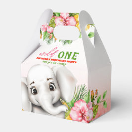 Elephant Safari Verjaardag Favoriete Boxen Bedankdoosjes