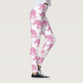 Elephant samengesteld uit roze harten leggings (Rechts)
