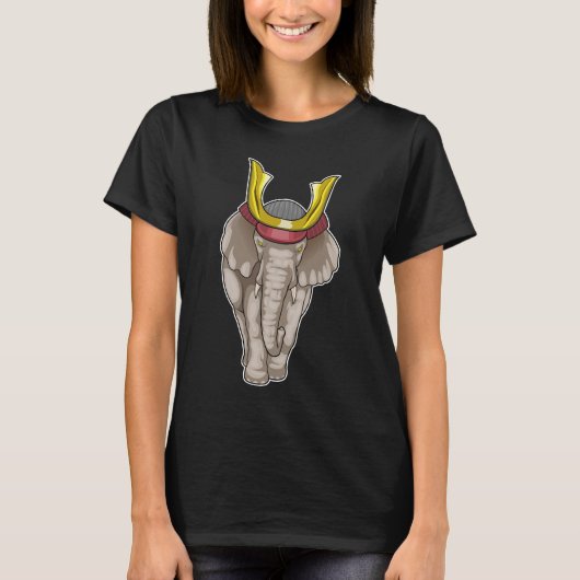 Elephant Samurai Martial arts T-shirt (Voorkant)