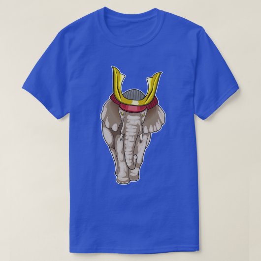 Elephant Samurai Martial arts T-shirt (Design voorkant)