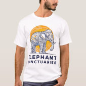 Elephant Sanctuaries T-Shirt (Voorkant)