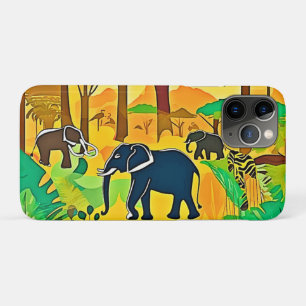 Elephant Savanna Oerwoud Art Case-Mate iPhone Case