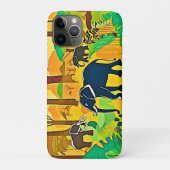 Elephant Savanna Oerwoud Art Case-Mate iPhone Case (Achterkant)