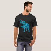 Elephant Save Animal Africa Heart Love Rescue T-shirt (Voorkant volledig)