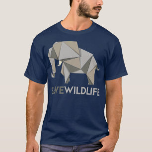 Elephant save wildlife series t-shirt