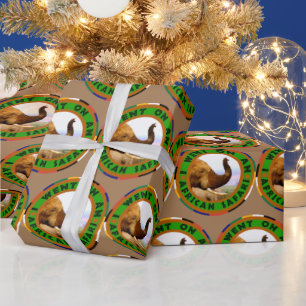 Elephant Scents African Safari Wrapping Paper Cadeaupapier