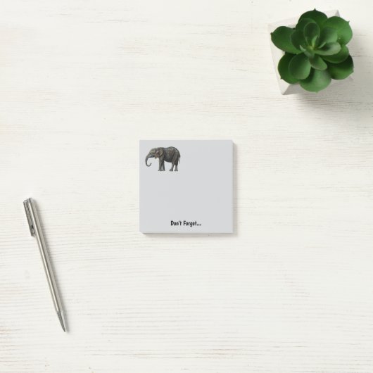 Elephant Schattige Memo Post It Persoonlijke notit Post-it® Notes (Kantoor)