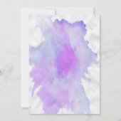 Elephant schattige oerwoud dierlijk waterverf beda bedankkaart (Achterkant)