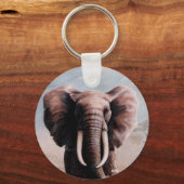 Elephant, schilderij van DiDi Sleutelhanger (Voorkant)
