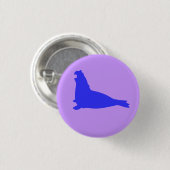 Elephant Seal Button Blue (Voorkant /achterkant)