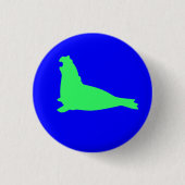 Elephant Seal Button Green (Voorkant)