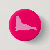 Elephant Seal Button Roze (Voorkant)