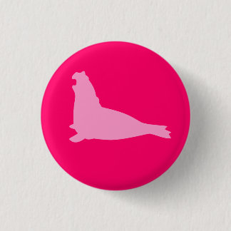 Elephant Seal Button Roze
