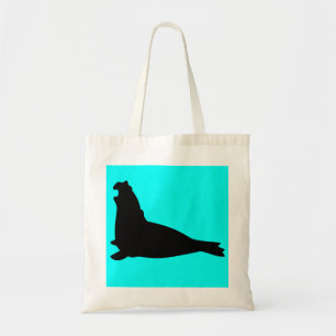 Elephant Seal Canvas tas Black