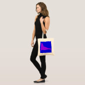 Elephant Seal Canvas tas Paars (Voorkant (model))