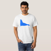 Elephant Seal Shirt Blue (Voorkant volledig)