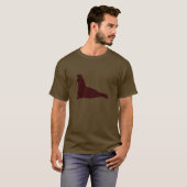 Elephant Seal Shirt Chocolate Brown (Voorkant volledig)