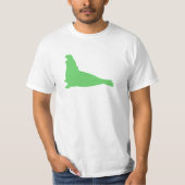 Elephant Seal Shirt Green (Voorkant)