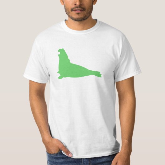 Elephant Seal Shirt Green (Voorkant)