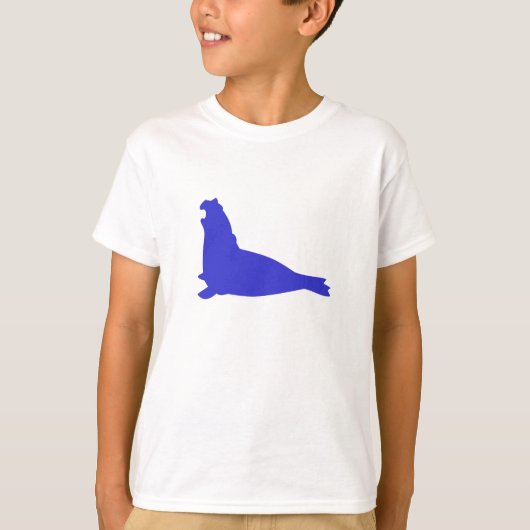 Elephant Seal Shirt Palatinate Blue (Voorkant)