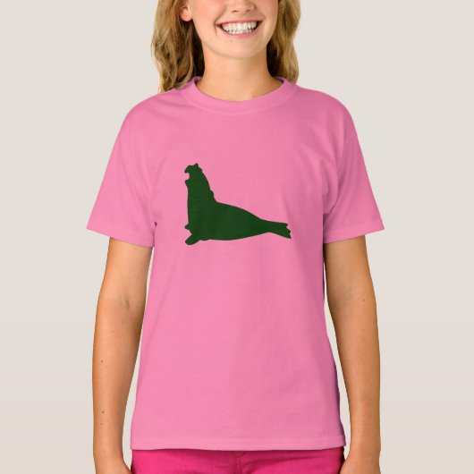 Elephant Seal Shirt Phthalo Green (Voorkant)