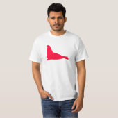 Elephant Seal Shirt Red (Voorkant volledig)