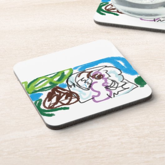 Elephant SET Bier Onderzetter (Linkerzijde)