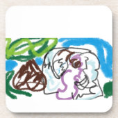 Elephant SET Bier Onderzetter (Voorkant)