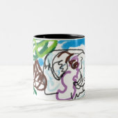 Elephant SET Tweekleurige Koffiemok (Center)