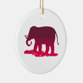 Elephant Shape Keramisch Ornament (Rechts)
