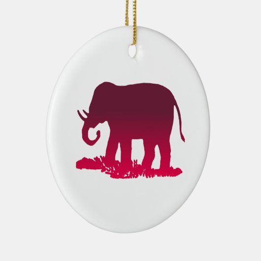 Elephant Shape Keramisch Ornament (Rechts)