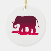 Elephant Shape Keramisch Ornament (Voorkant)