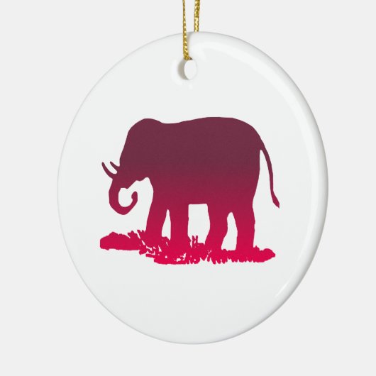 Elephant Shape Keramisch Ornament (Links)