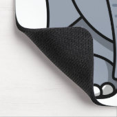 Elephant Shoe ik hou van je Muismat (Hoek)