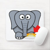 Elephant Shoe ik hou van je Muismat (Met muis)