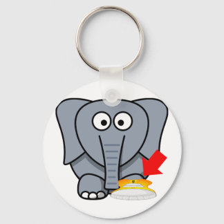 Elephant Shoe ik hou van je Sleutelhanger
