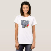 Elephant Shoe ik hou van je T-shirt (Voorkant volledig)