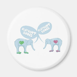 Elephant Shoes Magneet