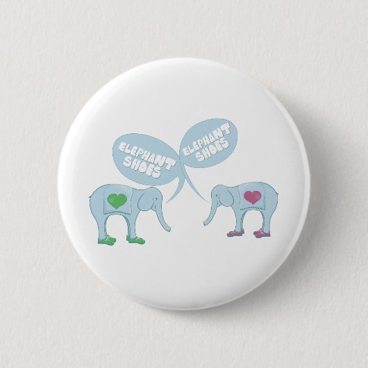 Elephant Shoes Ronde Button 5,7 Cm (Voorkant)