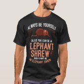 Elephant Shrew Gift Sengi Cute Jumping Mouse T-shirt (Voorkant)
