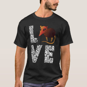 Elephant Shrew Leopard Love Sengi Elephant Shrew T-shirt