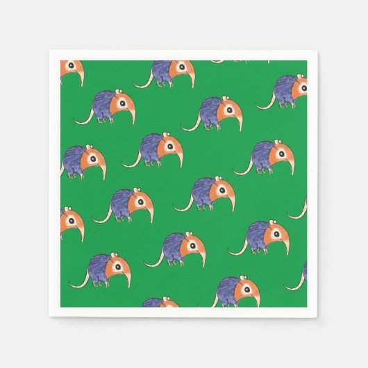 Elephant Shrew Napkins Servet (Voorkant)